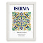 Isernia, Italy – Travel Print, placed in minimal white frame