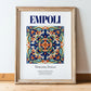 Empoli, Italy – Travel Print, in wooden frame leaning on the floor