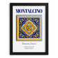 Montalcino, Italy – Travel Wall Art, in sleek black frame