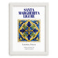 Santa Margherita Ligure, Italy – Travel Print, placed in minimal white frame
