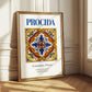 Procida, Italy – Travel Poster, styled in a charming Paris street view