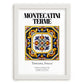 Montecatini Terme, Italy – Travel Print, placed in minimal white frame