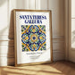 Santa Teresa Gallura, Italy – Vintage Travel Poster, styled in a charming Paris street view