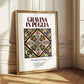 Gravina in Puglia, Italy – Travel Poster, styled in a charming Paris street view