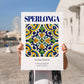 Sperlonga, Italy – Travel Print, no-text version framed in wood