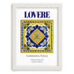 Lovere, Italy – Travel Poster, placed in minimal white frame