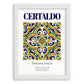 Certaldo, Italy – Travel Print, placed in minimal white frame