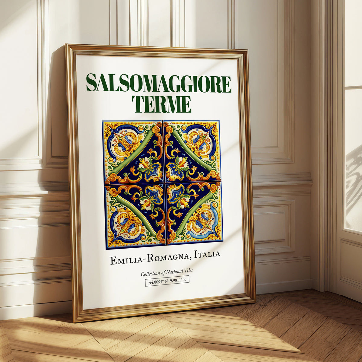 Salsomaggiore Terme, Italy – Architectural Travel Art, styled in a charming Paris street view