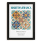Martina Franca, Italy – Minimalist Travel Print, in sleek black frame