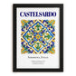 Castelsardo, Italy – Country Culture Poster, in sleek black frame