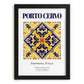 Porto Cervo, Italy – Travel Print, in sleek black frame