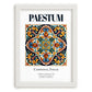 Paestum, Italy – Travel Poster, placed in minimal white frame