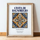 Civita di Bagnoregio, Italy – Travel Print, in wooden frame leaning on the floor