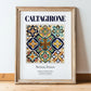 Caltagirone, Italy – Travel Wall Decor, in wooden frame leaning on the floor