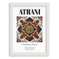 Atrani, Italy – Travel Print, placed in minimal white frame