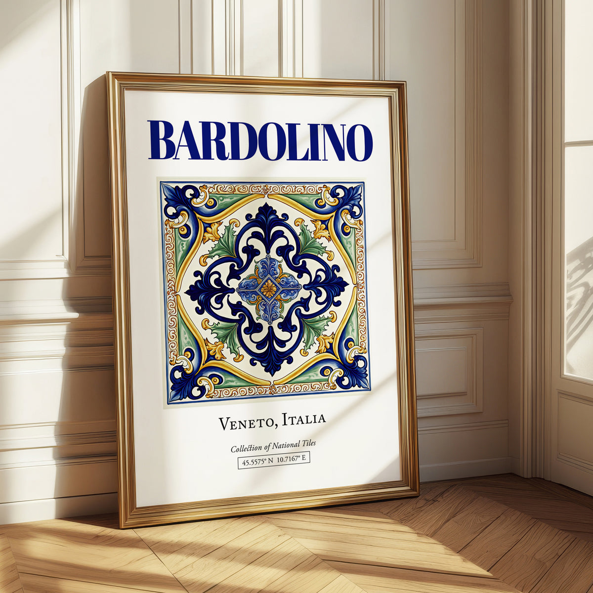 Bardolino, Italy – Vintage Travel Poster, styled in a charming Paris street view