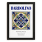 Bardolino, Italy – Vintage Travel Poster, in sleek black frame