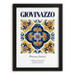 Giovinazzo, Italy – National Pride Wall Decor, in sleek black frame