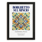 Borghetto sul Mincio, Italy – Travel Print, in sleek black frame