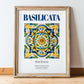 Basilicata, Italy – Travel Wall Decor, in wooden frame leaning on the floor
