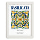 Basilicata, Italy – Travel Wall Decor, placed in minimal white frame