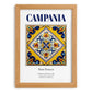 Campania, Italy – Global Cities Wall Print, set in oak frame