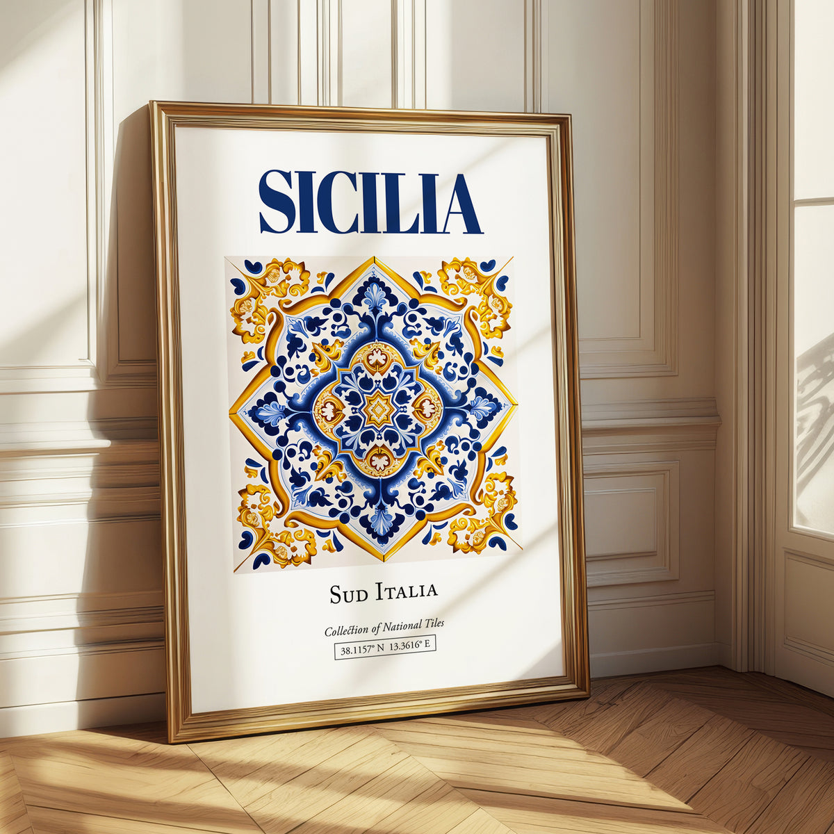 Sicilia (Sicily), Italy – Travel Wall Art, styled in a charming Paris street view