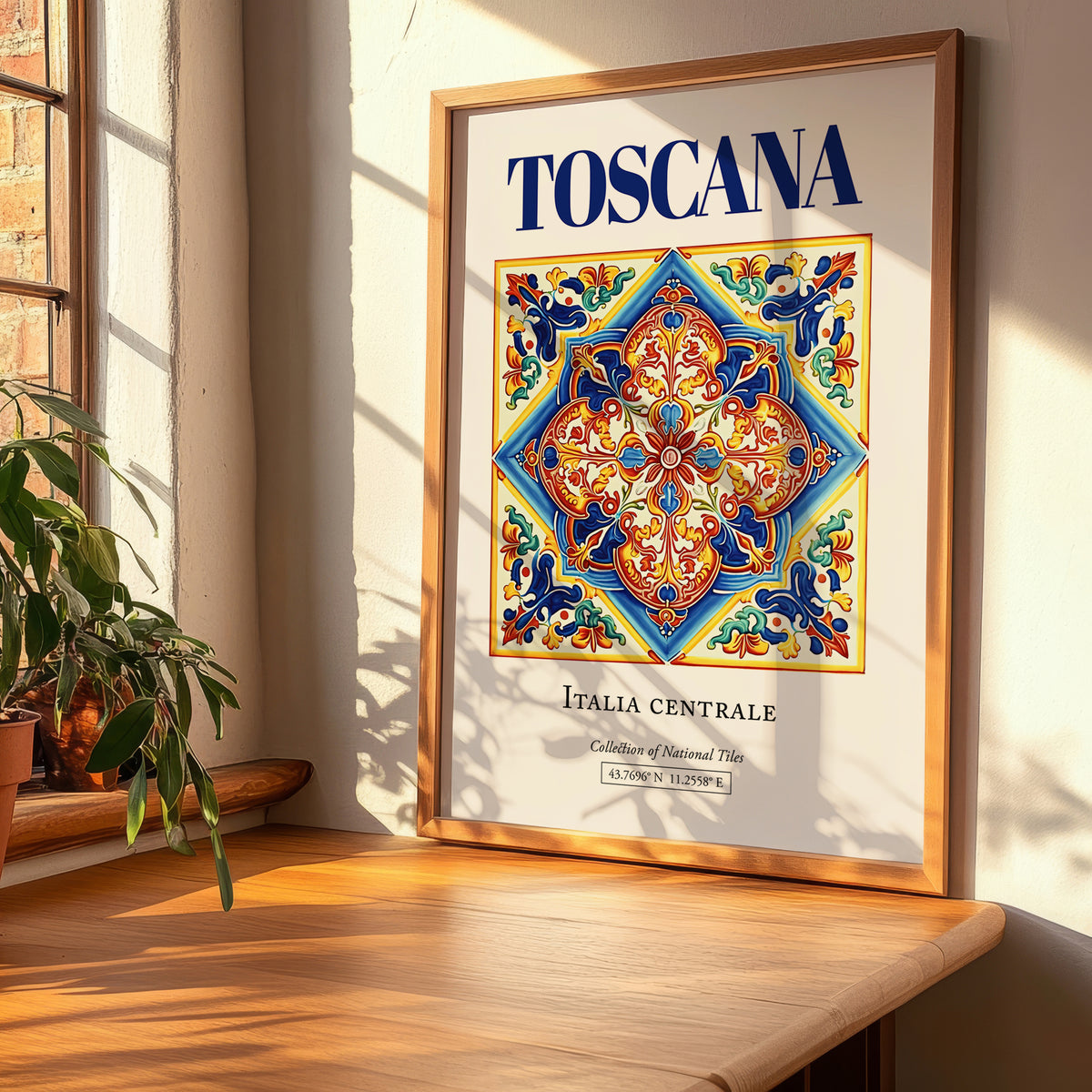 Toscana (Tuscany), Italy – Travel Wall Decor, clean layout with no caption