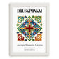 Druskininkai, Lithuania – Cultural Heritage Wall Art, placed in minimal white frame