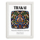 Trakai, Lithuania – Travel Poster, placed in minimal white frame