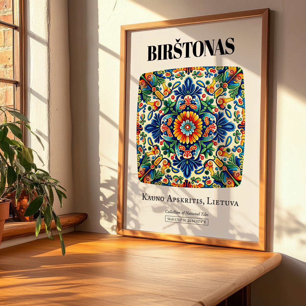 Birštonas, Lithuania – Travel Wall Art, clean layout with no caption