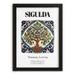 Sigulda, Latvia – Wanderlust Wall Decor, in sleek black frame