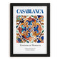 Casablanca, Morocco – Travel Wall Decor, in sleek black frame