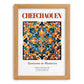 Chefchaouen, Morocco – Cityscape Wall Art, set in oak frame
