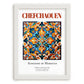 Chefchaouen, Morocco – Cityscape Wall Art, placed in minimal white frame