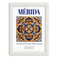 Mérida, Mexico – Global Wall Art, placed in minimal white frame