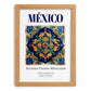 México, Mexico – Wanderlust-Inspired Poster, set in oak frame