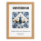 Amsterdam, Netherlands – Travel Wall Decor, set in oak frame
