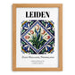 Leiden, Netherlands – Travel Print, set in oak frame