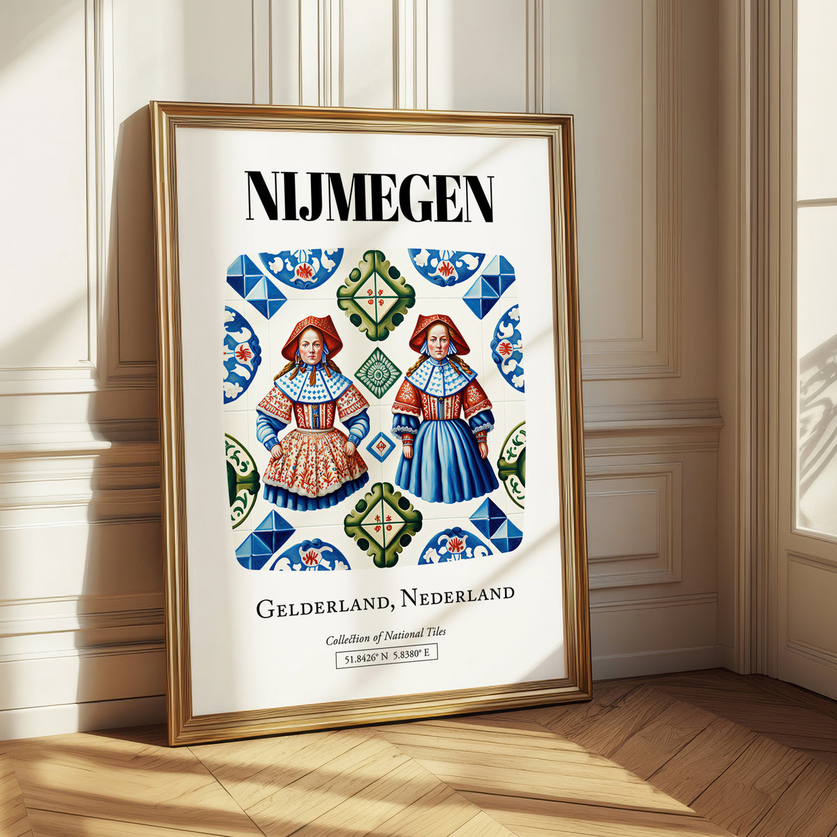 Nijmegen, Netherlands – Travel Poster, styled in a charming Paris street view