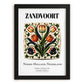 Zandvoort, Netherlands – Travel Wall Art, in sleek black frame