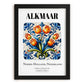Alkmaar, Netherlands – Travel Destination Art, in sleek black frame