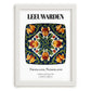 Leeuwarden, Netherlands – Wanderlust-Inspired Poster, placed in minimal white frame