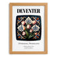 Deventer, Netherlands – Wanderlust-Inspired Poster, set in oak frame