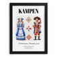 Kampen, Netherlands – Wanderlust-Inspired Poster, in sleek black frame