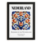 Nederland, Netherlands – Architectural Travel Art, in sleek black frame