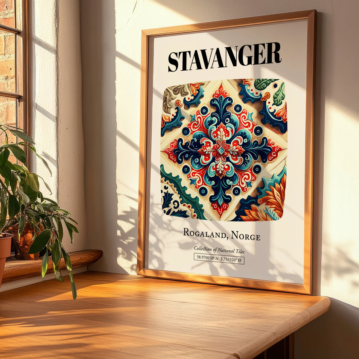 Stavanger, Norway – Travel Wall Art, clean layout with no caption