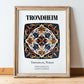 Trondheim, Norway – Dream Destination Decor, in wooden frame leaning on the floor