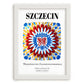 Szczecin, Poland – Travel Wall Art, placed in minimal white frame
