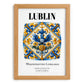 Lublin, Poland – Travel Poster, set in oak frame